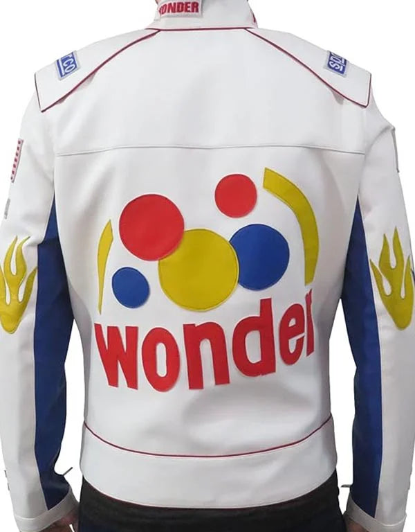 Ricky Bobby Wonder Racing Leather Jacket