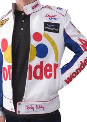 Ricky Bobby Wonder Racing Leather Jacket